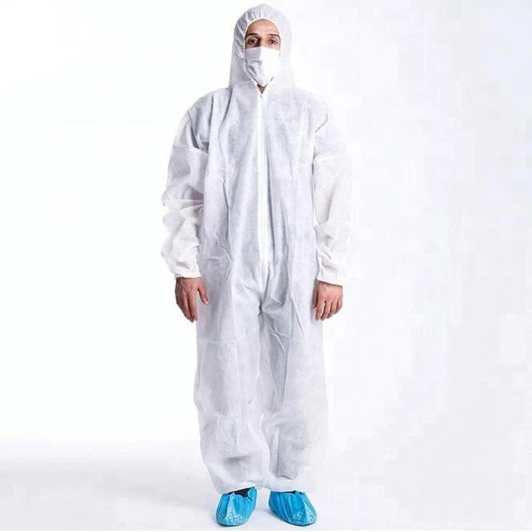 Mono d'un sol ús de PP amb caputxa